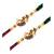  Designer CZ Pearl Multi-Colour Peacock Rakhi Combo For Men/Boys (R702-2) (Pack Of 2)