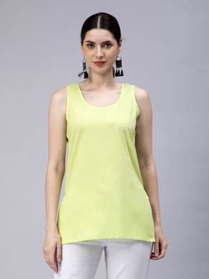 hand embroidered green georgette angarkha with slip 4
