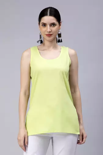 hand embroidered green georgette angarkha with slip