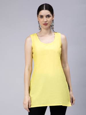 hand embroidered yellow georgette angarkha with slip 4