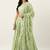 Panchhi Pista Green Pure Georgette Embroidered Semi-Stitched Lehenga & Unstitched Blouse, Dupatta