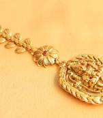 Gorgeous Royal Lakshmi Pink Bridal Maang Tikka