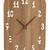 Designer Square Square Wood Wall Clock Without Glass