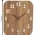 Designer Square Square Wood Wall Clock Without Glass