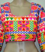 White kutch Embroidery Blouse