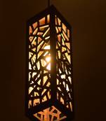Wooden Decorative Dark Brown Color Hanging Light / Night Lamp /  Chandeliers