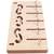 Wooden Cream color 6 Hook Key Holder For Home and Office