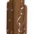 Wooden Brown color 5 Hook Key Holder For Home and Office