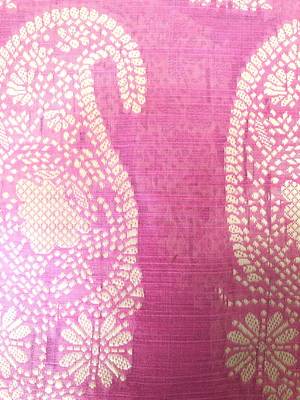 Lucknowi Chikankari Weaving Saree with Blouse 5