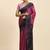 Pink Bobby Print Chiffon Saree With Blouse