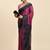Pink Bobby Print Chiffon Saree With Blouse