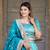 Firozi Color Paithni Silk Weaving Work Lehengacholi With Unstitched Blouse