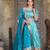 Firozi Color Paithni Silk Weaving Work Lehengacholi With Unstitched Blouse