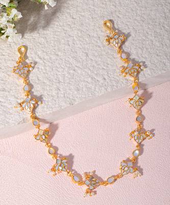 Grey mother of pearl sheeshphool 3