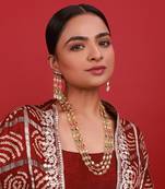 Multicolor long necklace set