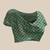 Indian Women Turquoise Green Vichitra Silk Foil Work