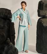 Jungle mist blue kai co ord set