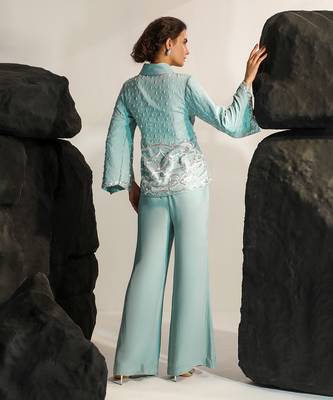 Jungle mist blue kai co ord set 3