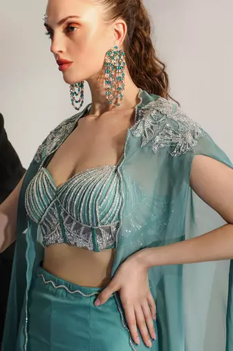 Tiffany blue sirena skirt set
