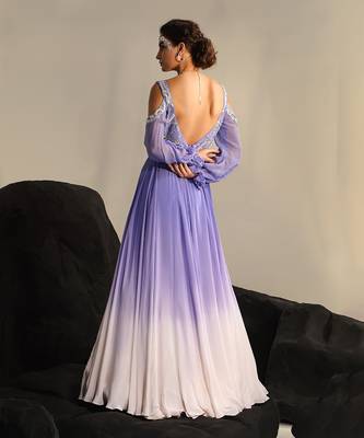 Orchid purple attina gown 2