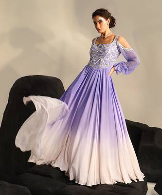Orchid purple attina gown 5