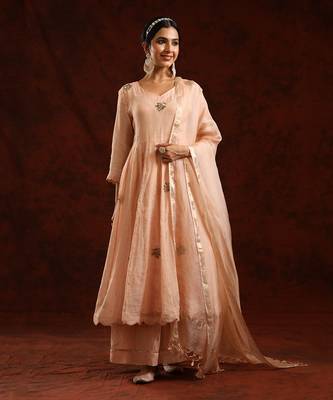 Blush pink kurta set 1
