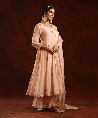 Blush pink kurta set 2