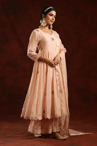 Blush pink kurta set