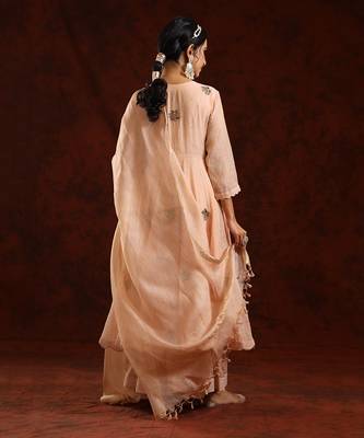 Blush pink kurta set 3