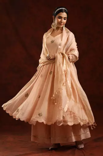 Blush pink kurta set