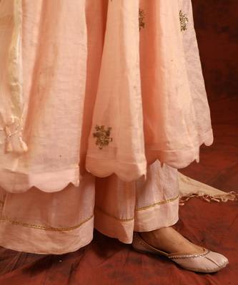 Blush pink kurta set 5