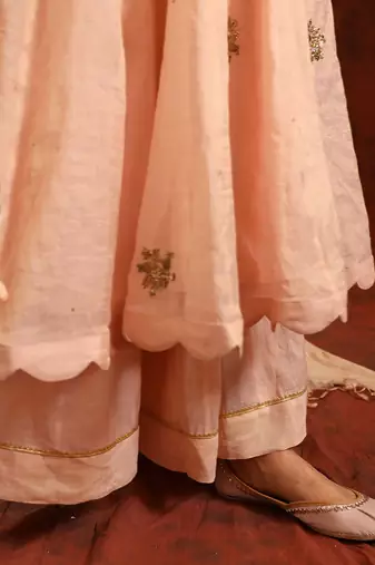 Blush pink kurta set