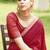 Maroon Konak Silk Saree With Banarasi Silk Blouse