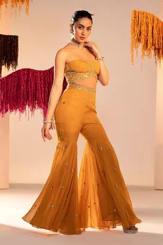Yellow ghararar set
