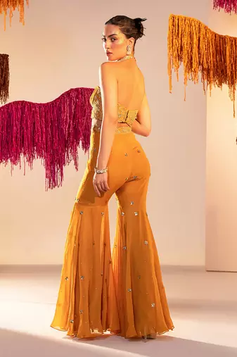 Yellow ghararar set