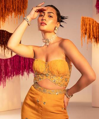 Yellow ghararar set 5