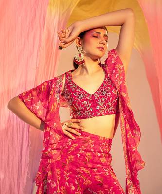 Rani pink pant set 3