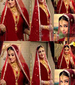 Aishwarya Rai Red Bollywood Lehenga Saree