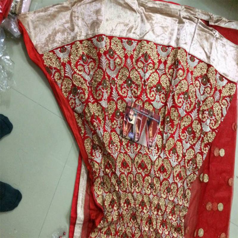 Aishwarya Rai Red Bollywood Lehenga Saree