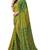 olive bandhni printed chiffon saree with blouse piece