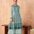 Green Colour Designer Resham Embroidery Palazzo Dress For Festive Season