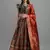 Black Colour Jacquard Fabric Weaving Lehenga Choli
