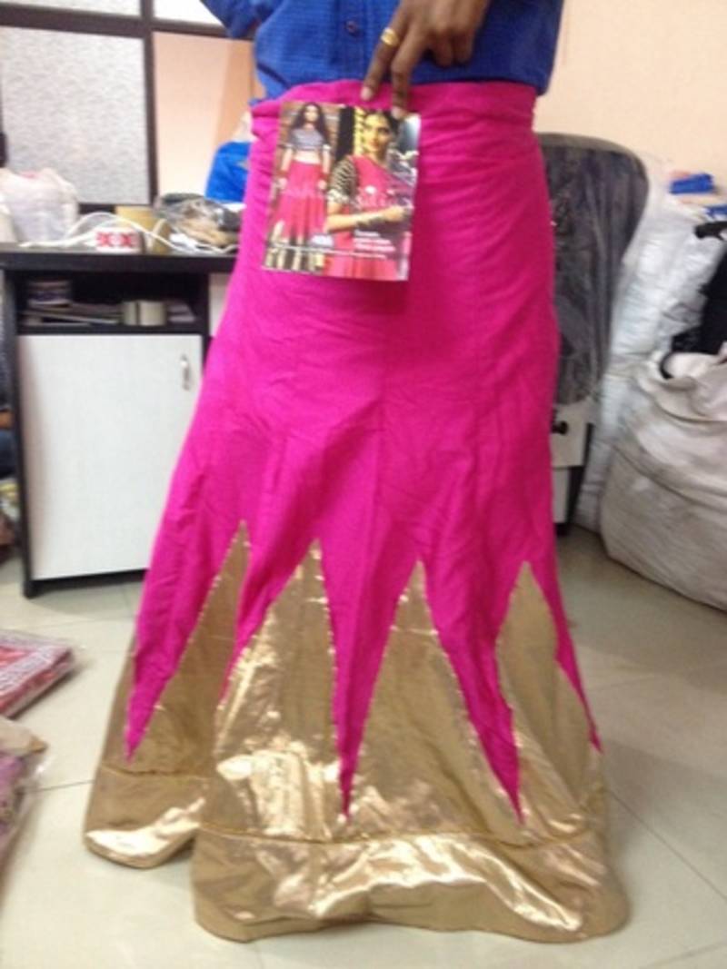 Sonam Kapoor Pink Georgette Bollywood Lehenga Choli.