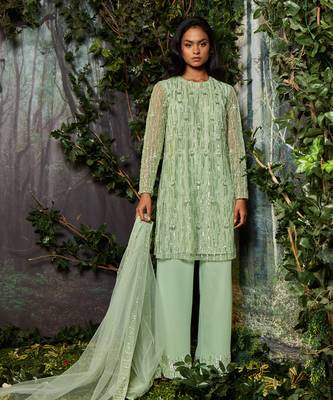 Green kurta set 1
