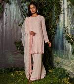 Powder pink kurta set