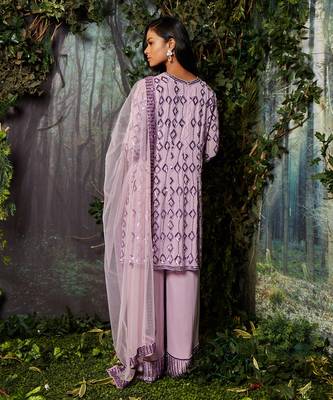 Lilac kurta set 2