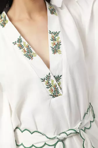 Ivory kathy kaftan