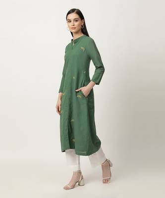 Deep green keeley kurta set 2