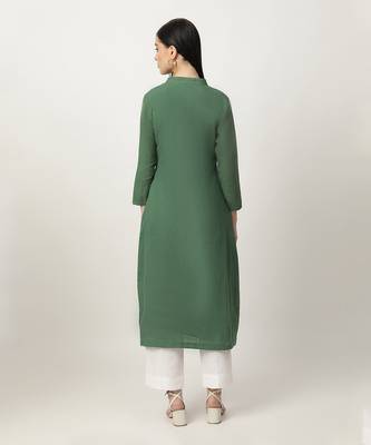 Deep green keeley kurta set 4