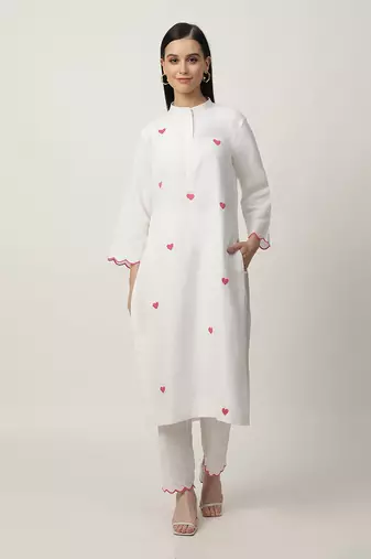 Ivory essie kurta set